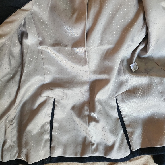 Banana Republic classic riding jacket stretch cotton blazer.size 0p - Picture 7 of 9